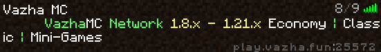 Vazha MC Server Status